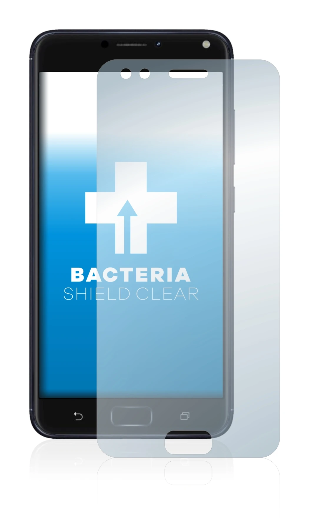 Imagen del dispositivo ASUS ZenFone 4 ZE554KL con una amplia variedad de protectores de pantalla.