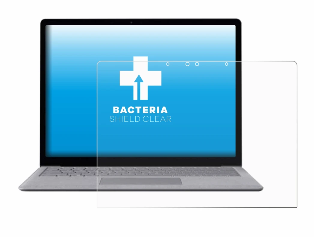 Imagen del dispositivo Microsoft Surface Laptop 1 con una amplia variedad de protectores de pantalla.