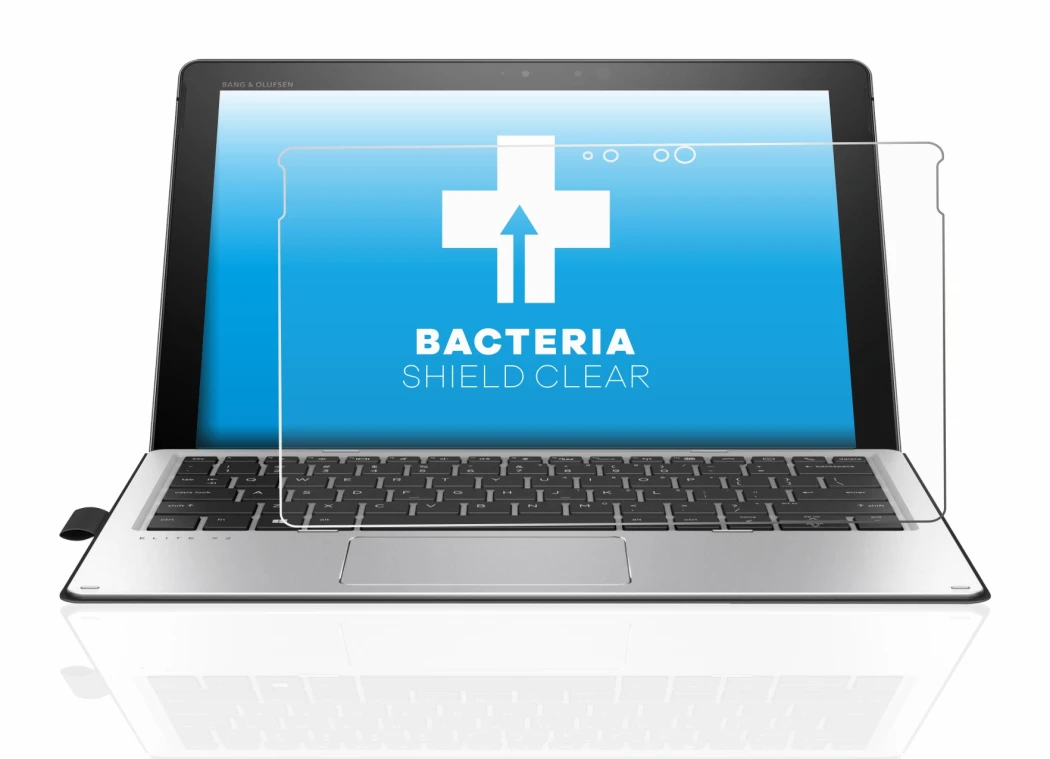Imagen del dispositivo HP Elite x2 1012 G2 con una amplia variedad de protectores de pantalla.