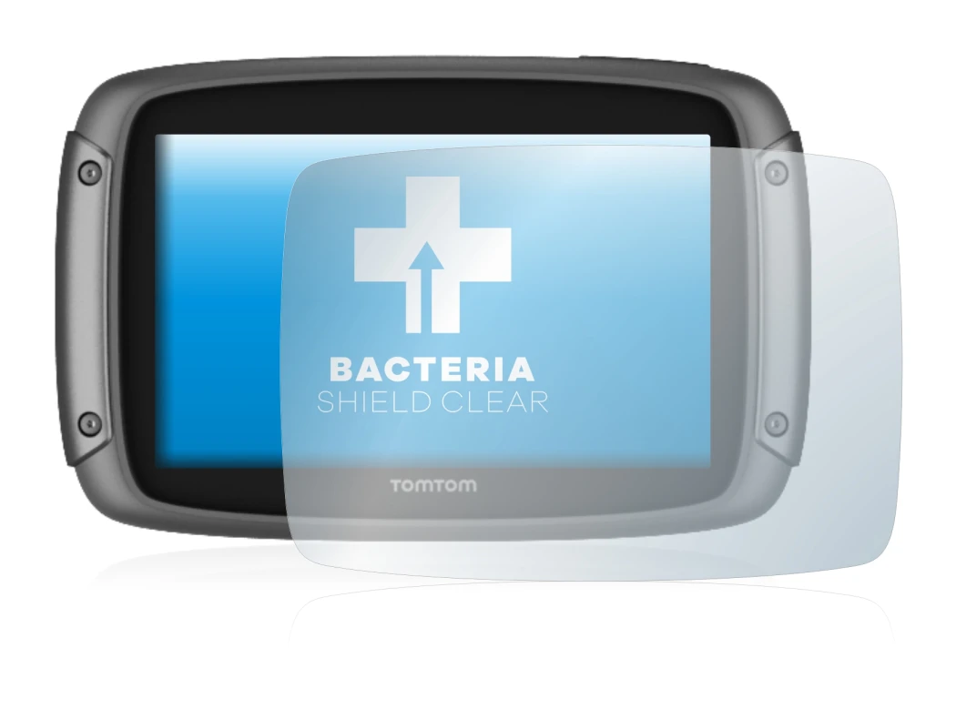 Imagen del dispositivo TomTom Rider 500 con una amplia variedad de protectores de pantalla.