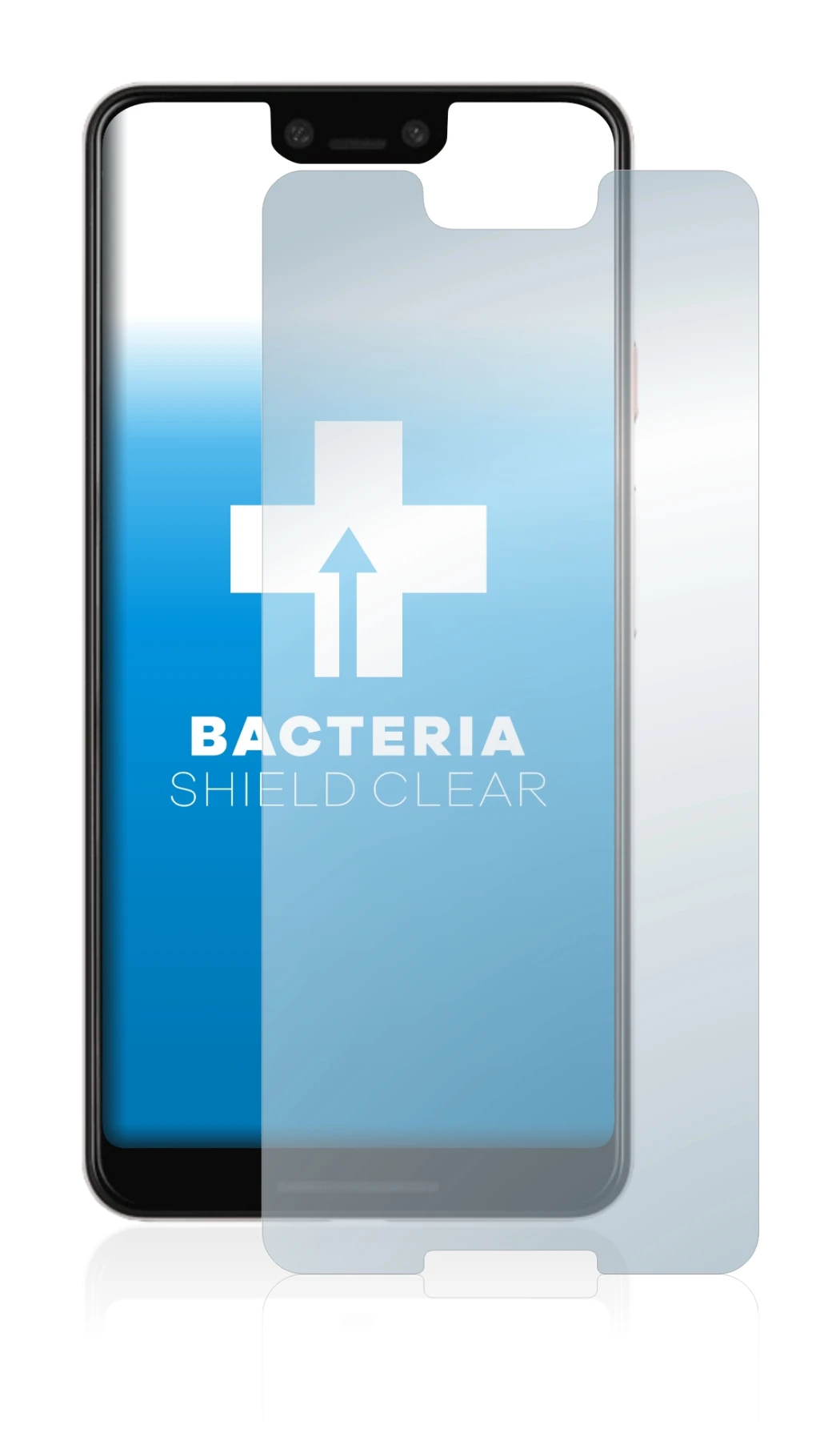 Imagen del dispositivo Google Pixel 3 XL con una amplia variedad de protectores de pantalla.