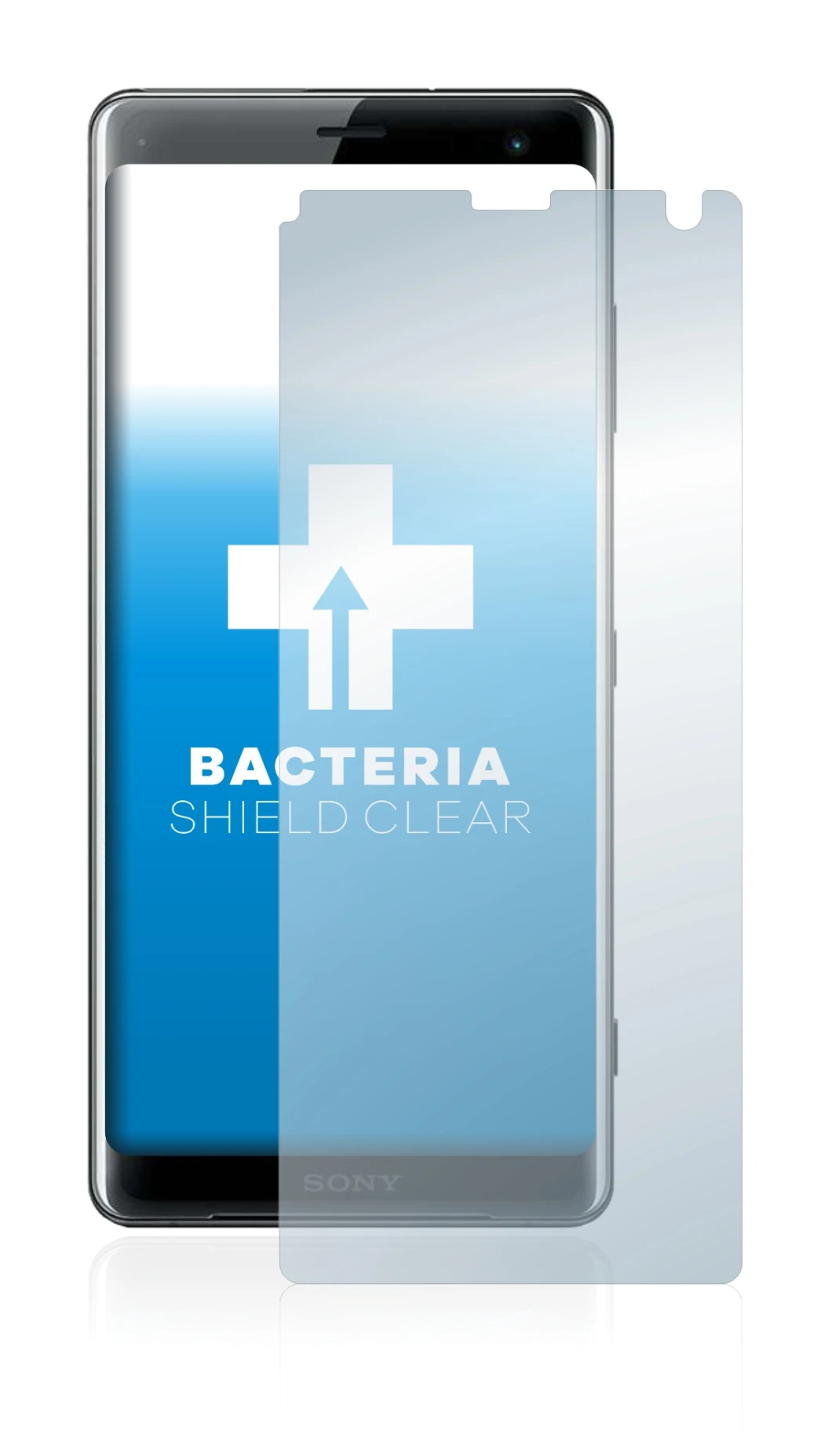 Imagen del dispositivo Sony Xperia XZ3 con una amplia variedad de protectores de pantalla.