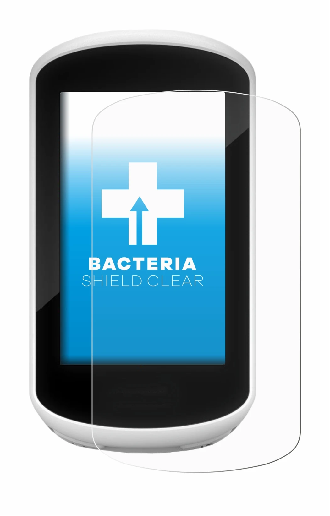 Imagen del dispositivo Garmin Edge Explore 2018 con una amplia variedad de protectores de pantalla.