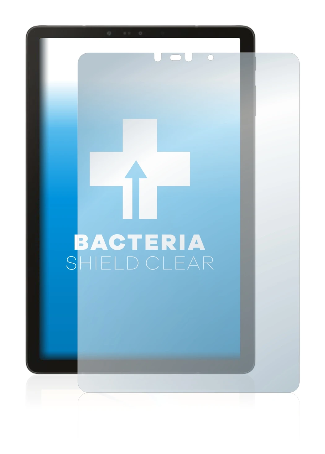 Imagen del dispositivo Samsung Galaxy Tab S4 10.5 con una amplia variedad de protectores de pantalla.