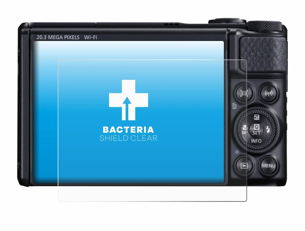 Imagen del dispositivo Canon PowerShot SX740 HS con una amplia variedad de protectores de pantalla.