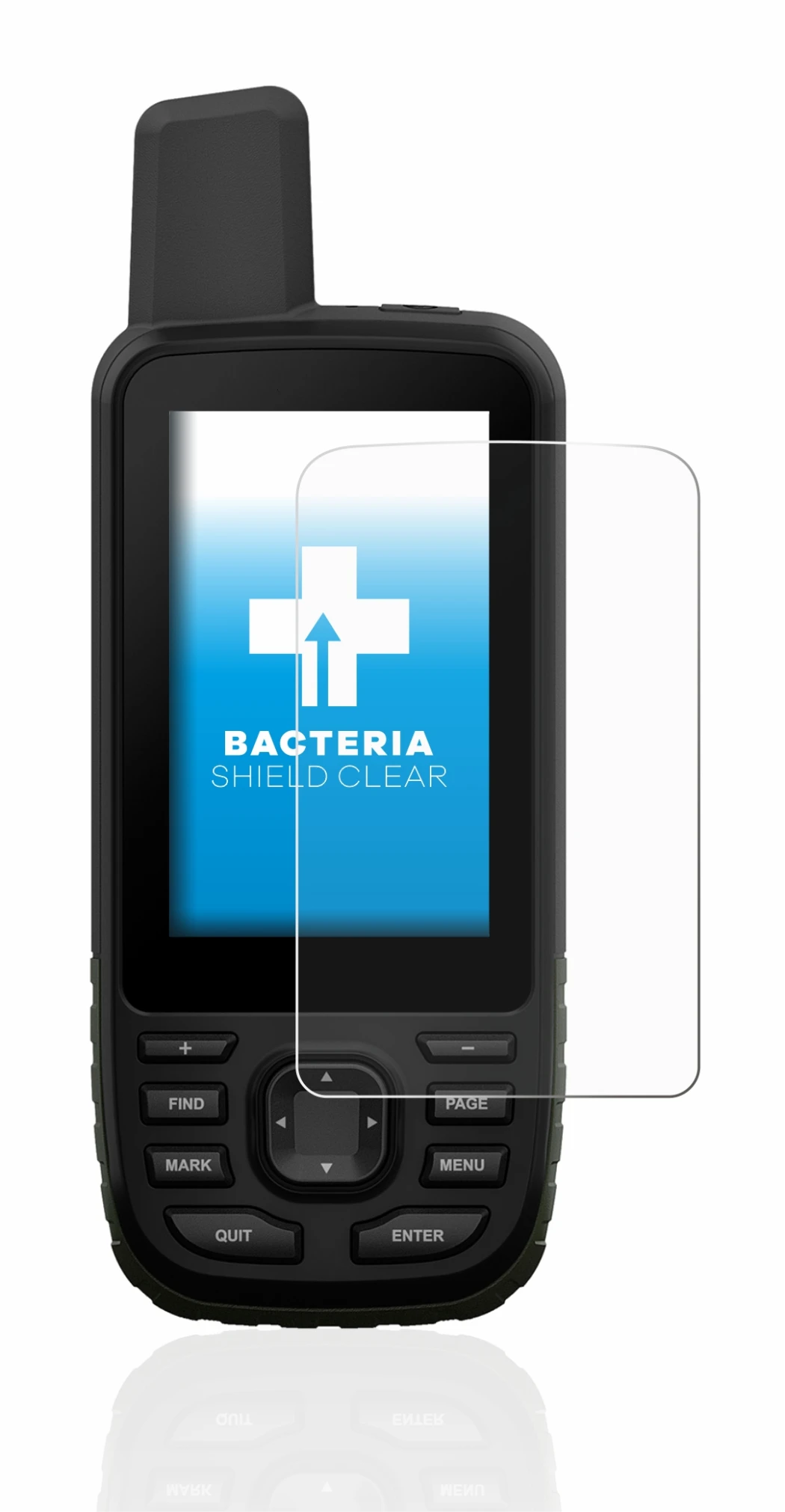 Imagen del dispositivo Garmin GPSMAP 66s con una amplia variedad de protectores de pantalla.