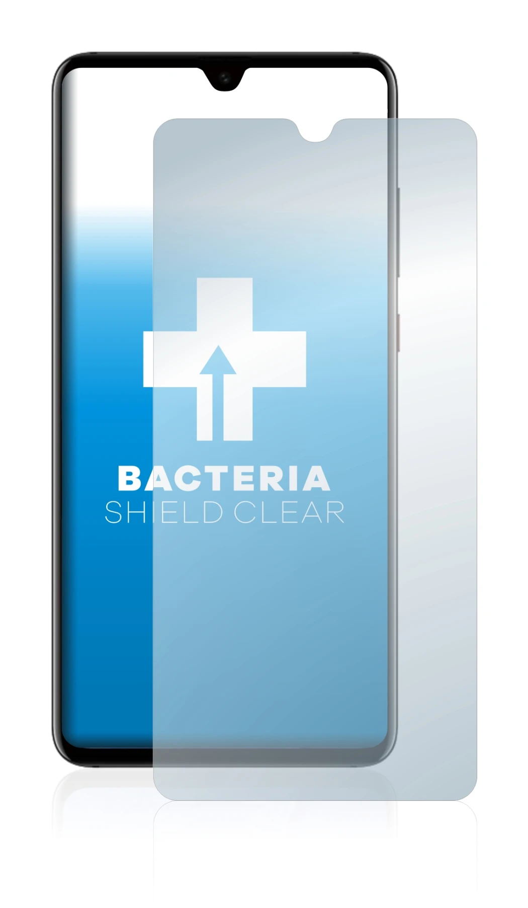 Imagen del dispositivo Huawei Mate 20 con una amplia variedad de protectores de pantalla.