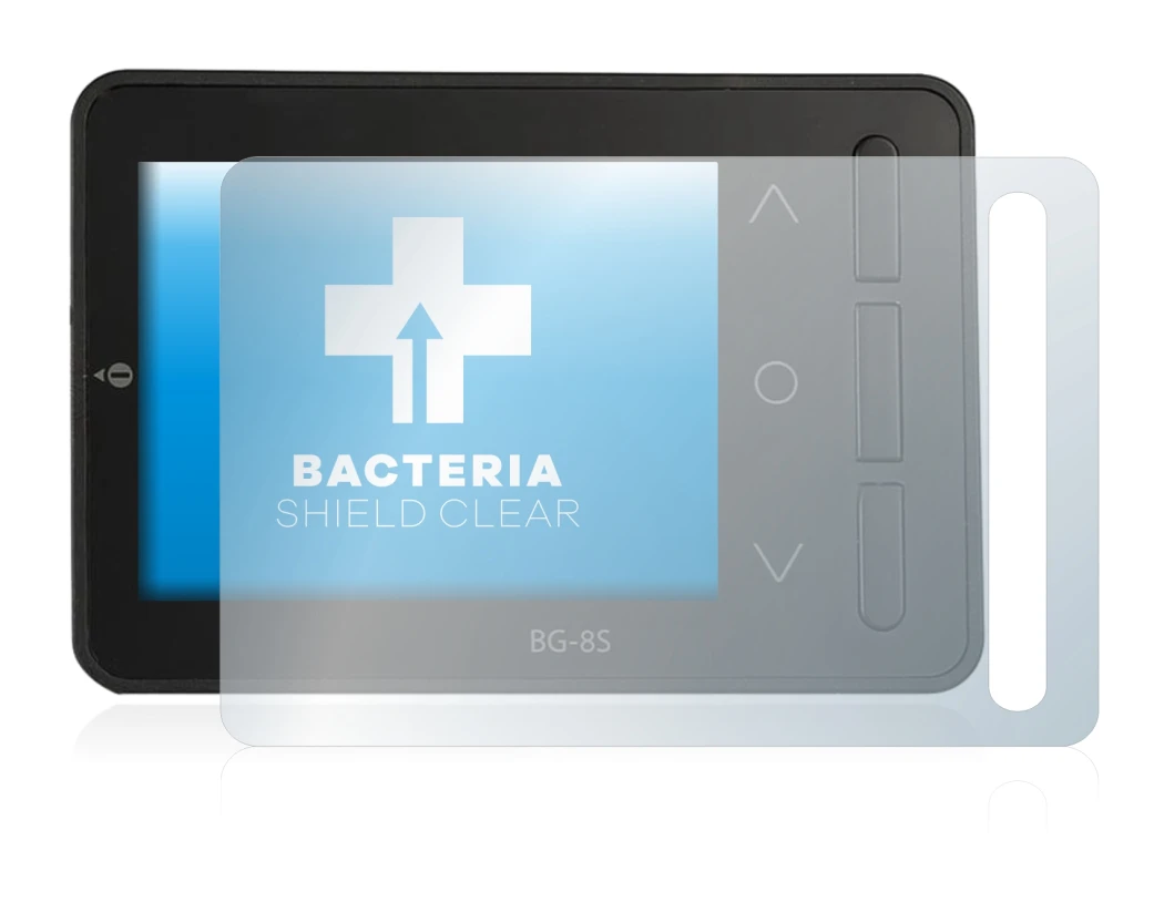 Imagen del dispositivo ISDT BG-8S con una amplia variedad de protectores de pantalla.