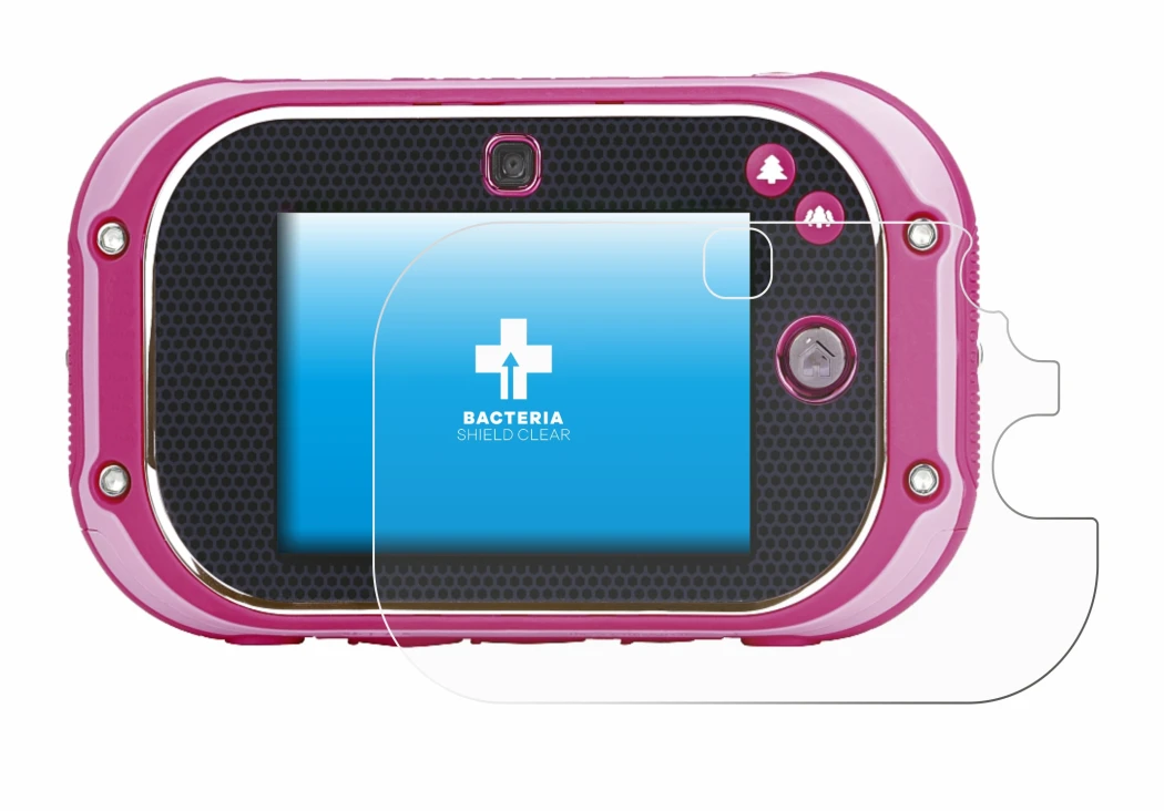 Imagen del dispositivo Vtech Kidizoom Touch 5.0 2018 con una amplia variedad de protectores de pantalla.