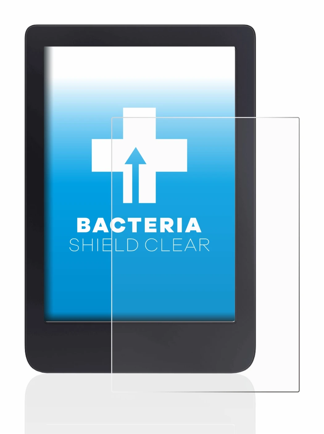 Imagen del dispositivo Tolino Shine 3 con una amplia variedad de protectores de pantalla.
