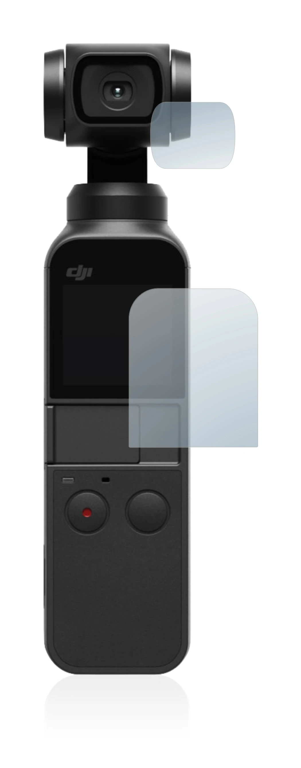 Imagen del dispositivo DJI Osmo Pocket (Pantalla + Lente) con una amplia variedad de protectores de pantalla.
