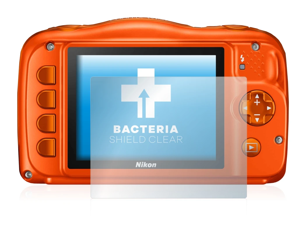 Imagen del dispositivo Nikon Coolpix W150 con una amplia variedad de protectores de pantalla.