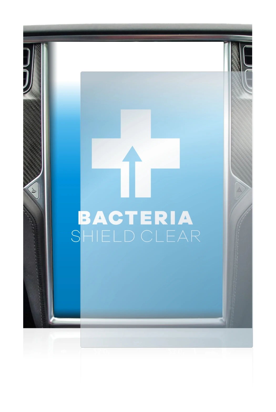 Imagen del dispositivo Tesla Model X con una amplia variedad de protectores de pantalla.