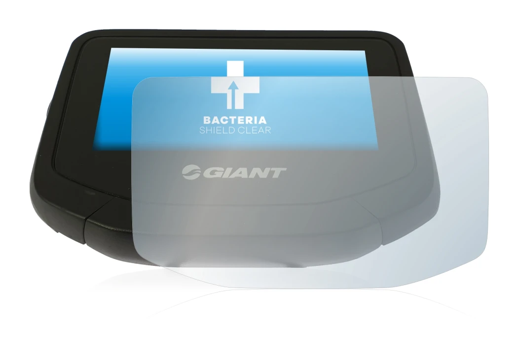 Imagen del dispositivo Giant RideControl Evo con una amplia variedad de protectores de pantalla.