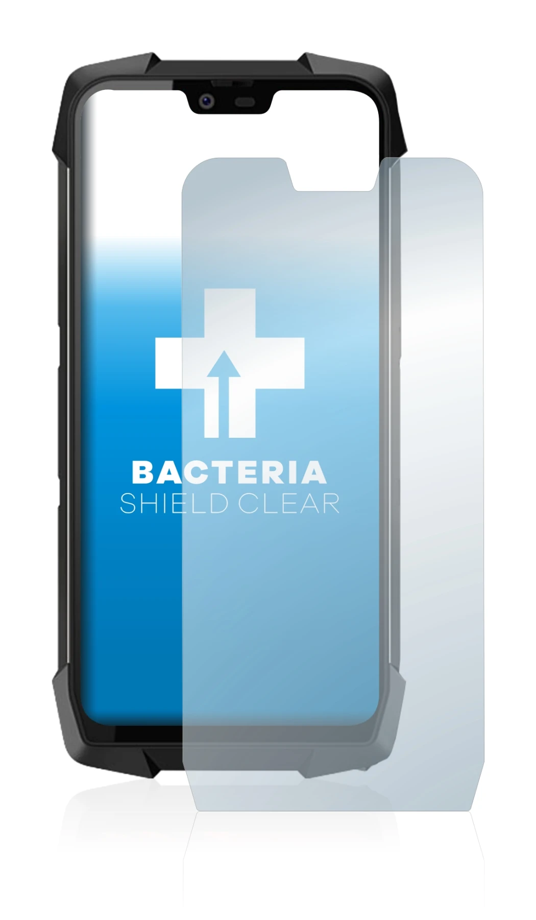 Imagen del dispositivo Blackview BV9700 Pro con una amplia variedad de protectores de pantalla.