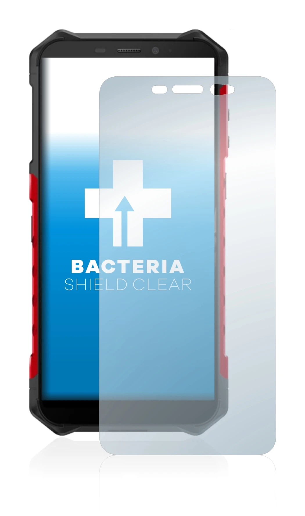 Imagen del dispositivo Ulefone Armor X5 con una amplia variedad de protectores de pantalla.