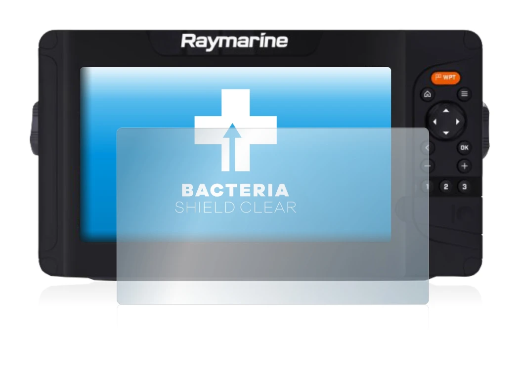 Imagen del dispositivo Raymarine Element 9 HV con una amplia variedad de protectores de pantalla.