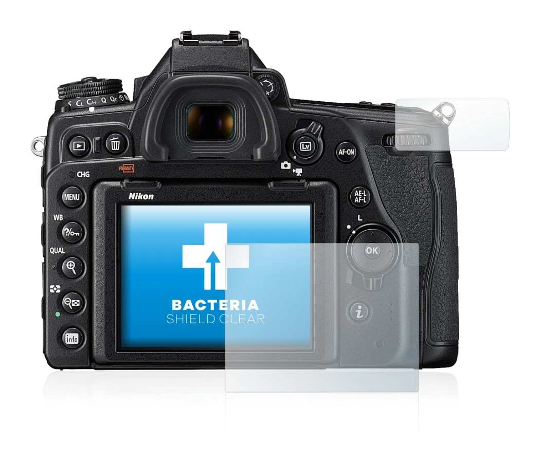 Imagen del dispositivo Nikon D780 con una amplia variedad de protectores de pantalla.