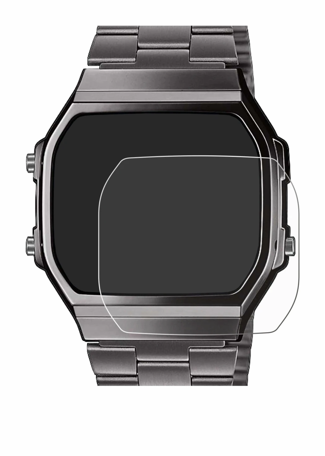 Imagen del dispositivo Casio A168WEGG-1BEF con una amplia variedad de protectores de pantalla.