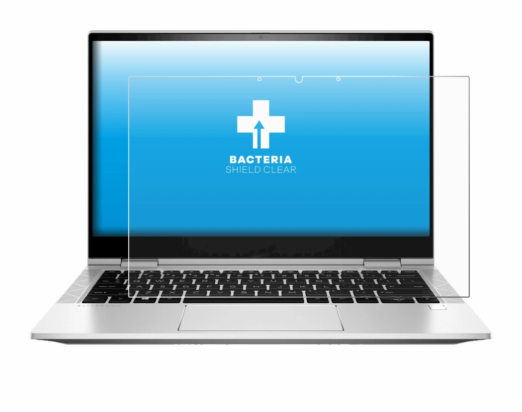 Imagen del dispositivo HP EliteBook x360 830 G8 con una amplia variedad de protectores de pantalla.