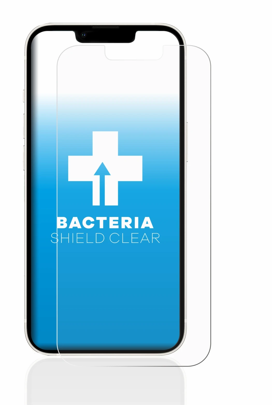 Imagen del dispositivo Apple iPhone 13 con una amplia variedad de protectores de pantalla.