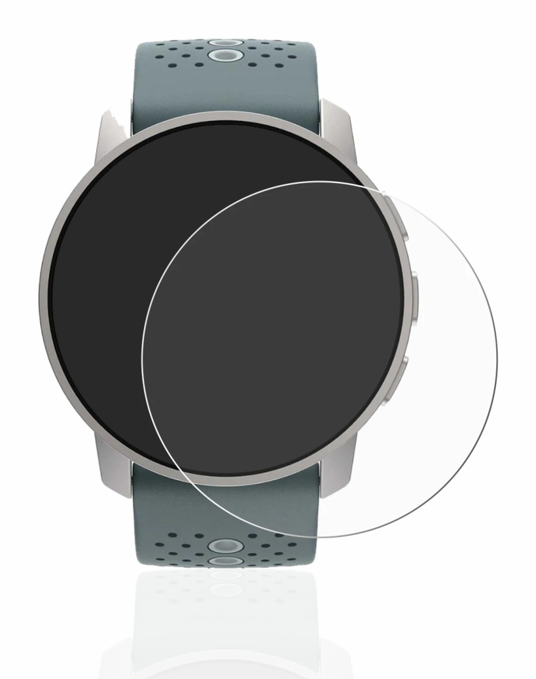 Imagen del dispositivo Suunto 9 Peak con una amplia variedad de protectores de pantalla.