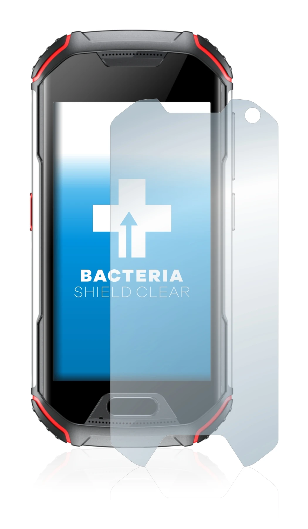 Imagen del dispositivo Unihertz Atom XL con una amplia variedad de protectores de pantalla.