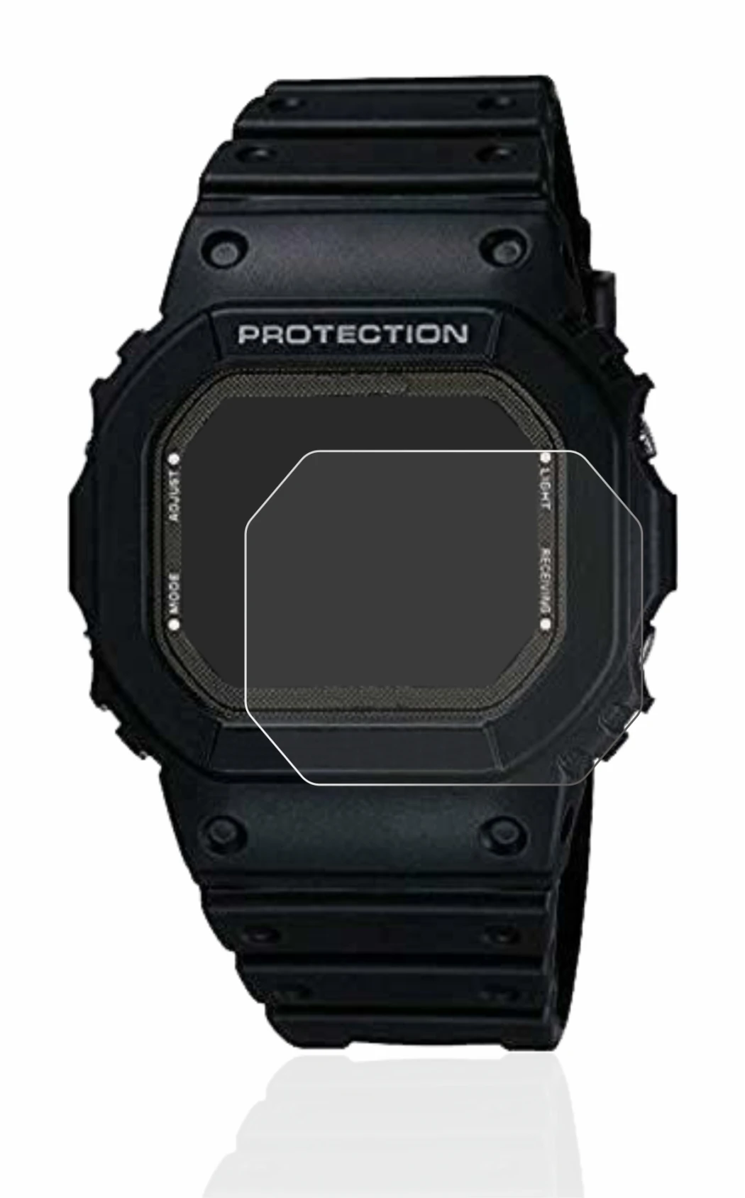 Imagen del dispositivo Casio G-Shock GW-5000-1JF con una amplia variedad de protectores de pantalla.