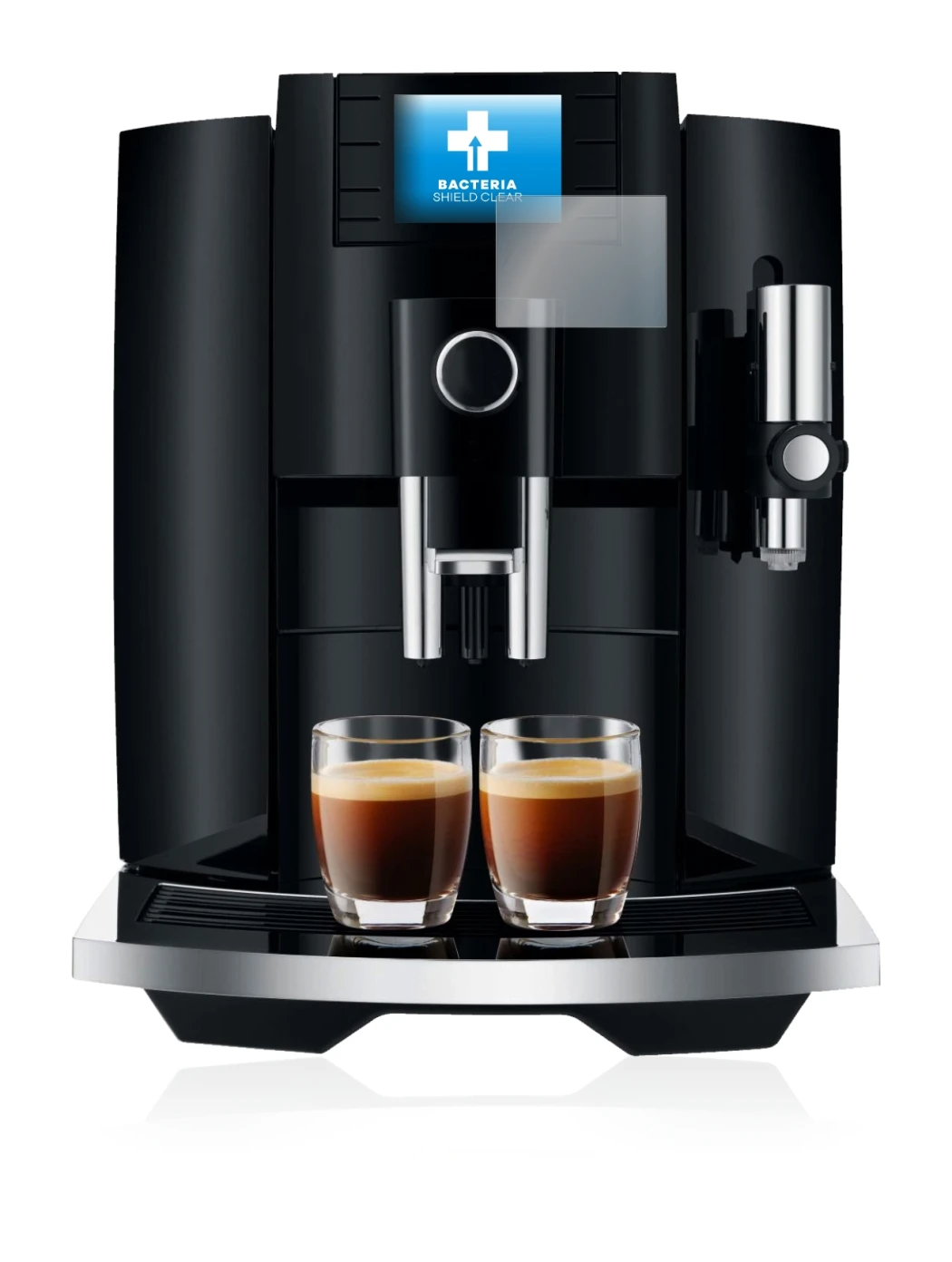 Imagen del dispositivo Jura E8 (EB) con una amplia variedad de protectores de pantalla.