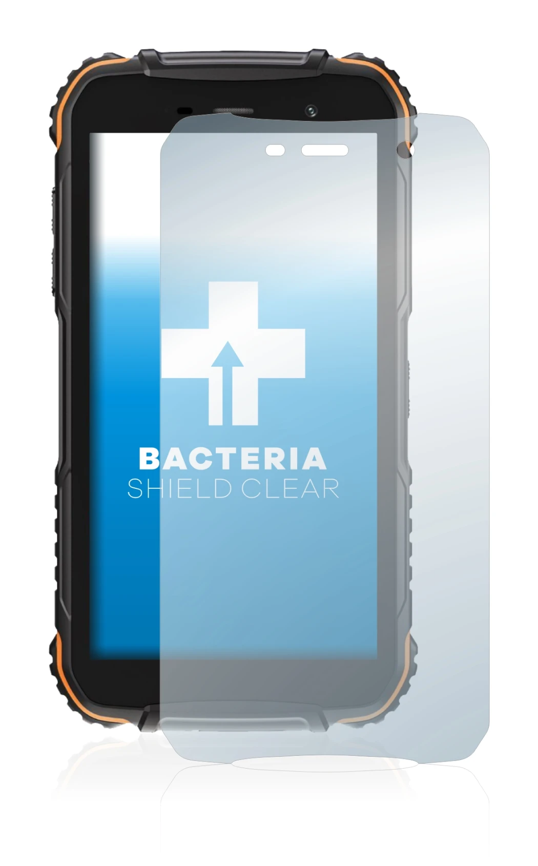 Imagen del dispositivo Doogee S35T con una amplia variedad de protectores de pantalla.