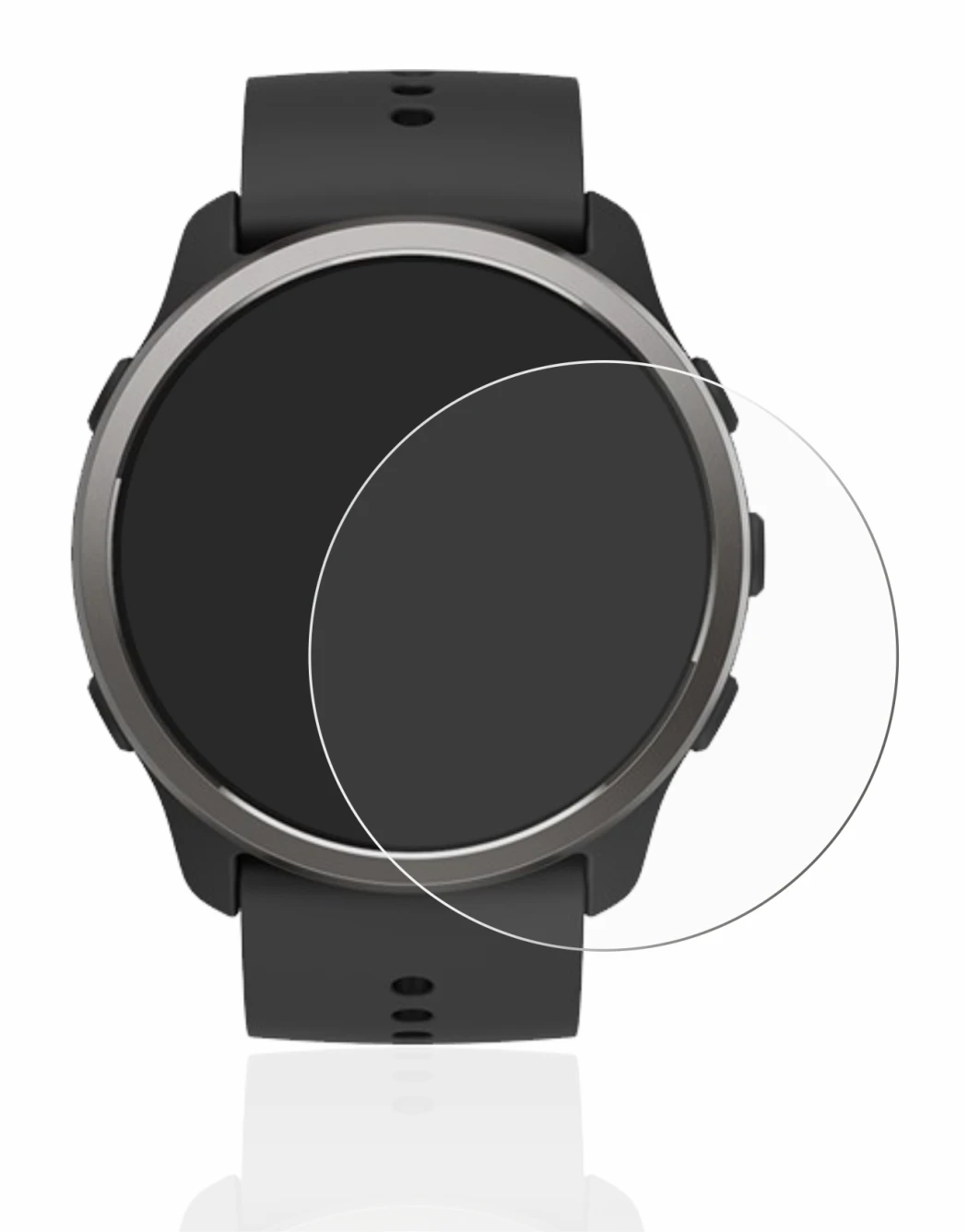 Imagen del dispositivo Suunto 5 Peak con una amplia variedad de protectores de pantalla.