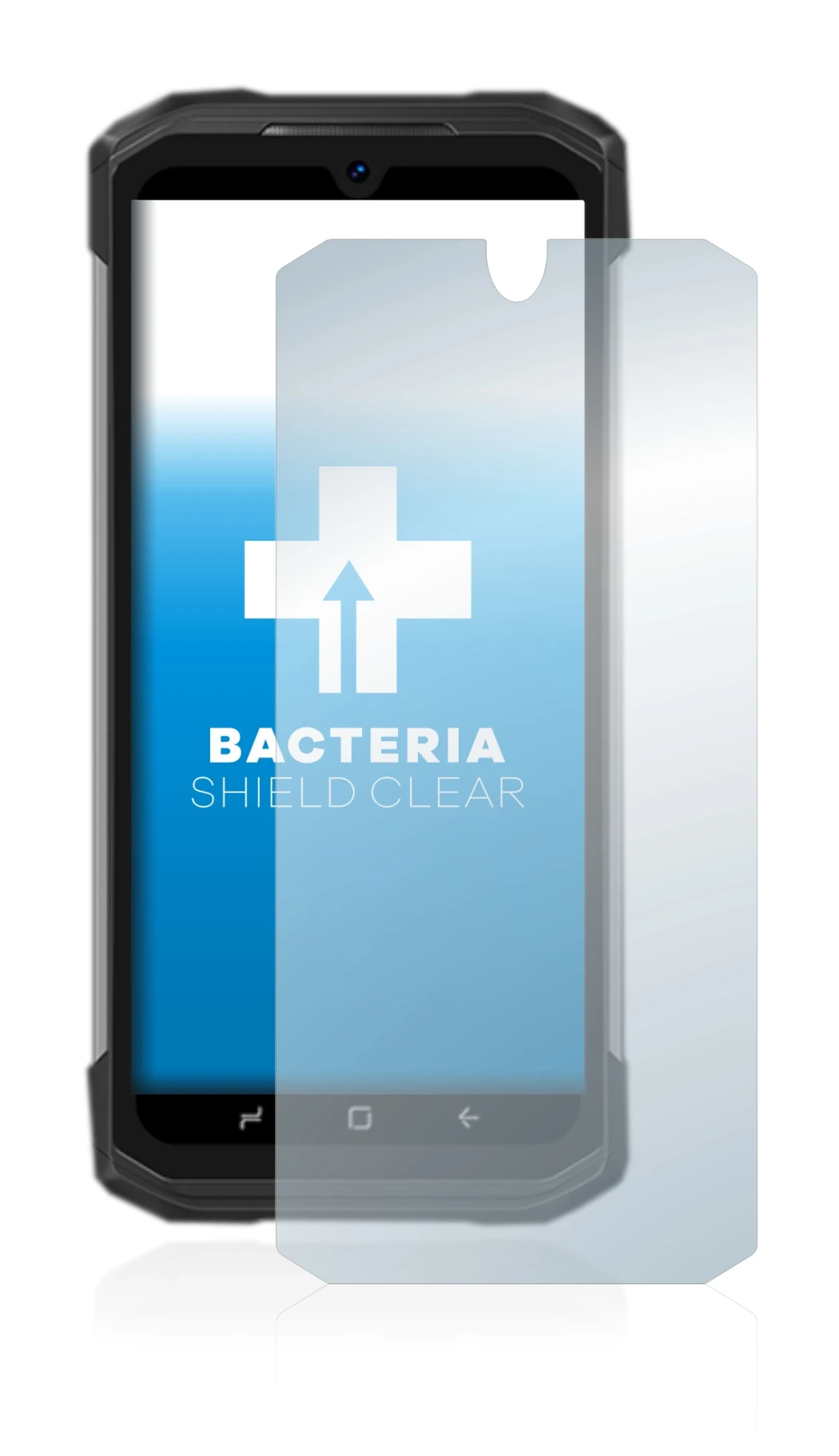 Imagen del dispositivo Doogee S98 Pro con una amplia variedad de protectores de pantalla.