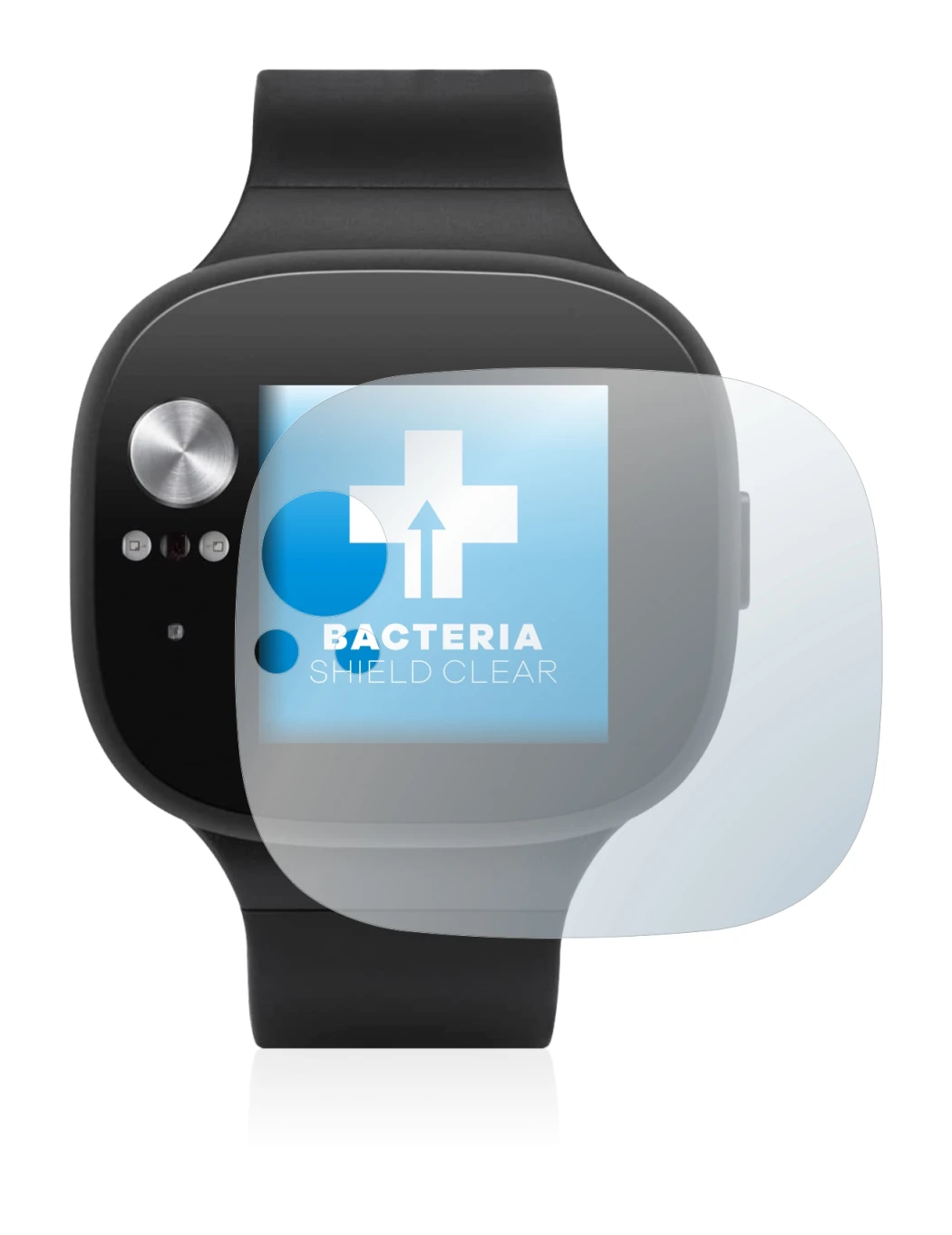 Imagen del dispositivo ASUS Vivowatch BP con una amplia variedad de protectores de pantalla.