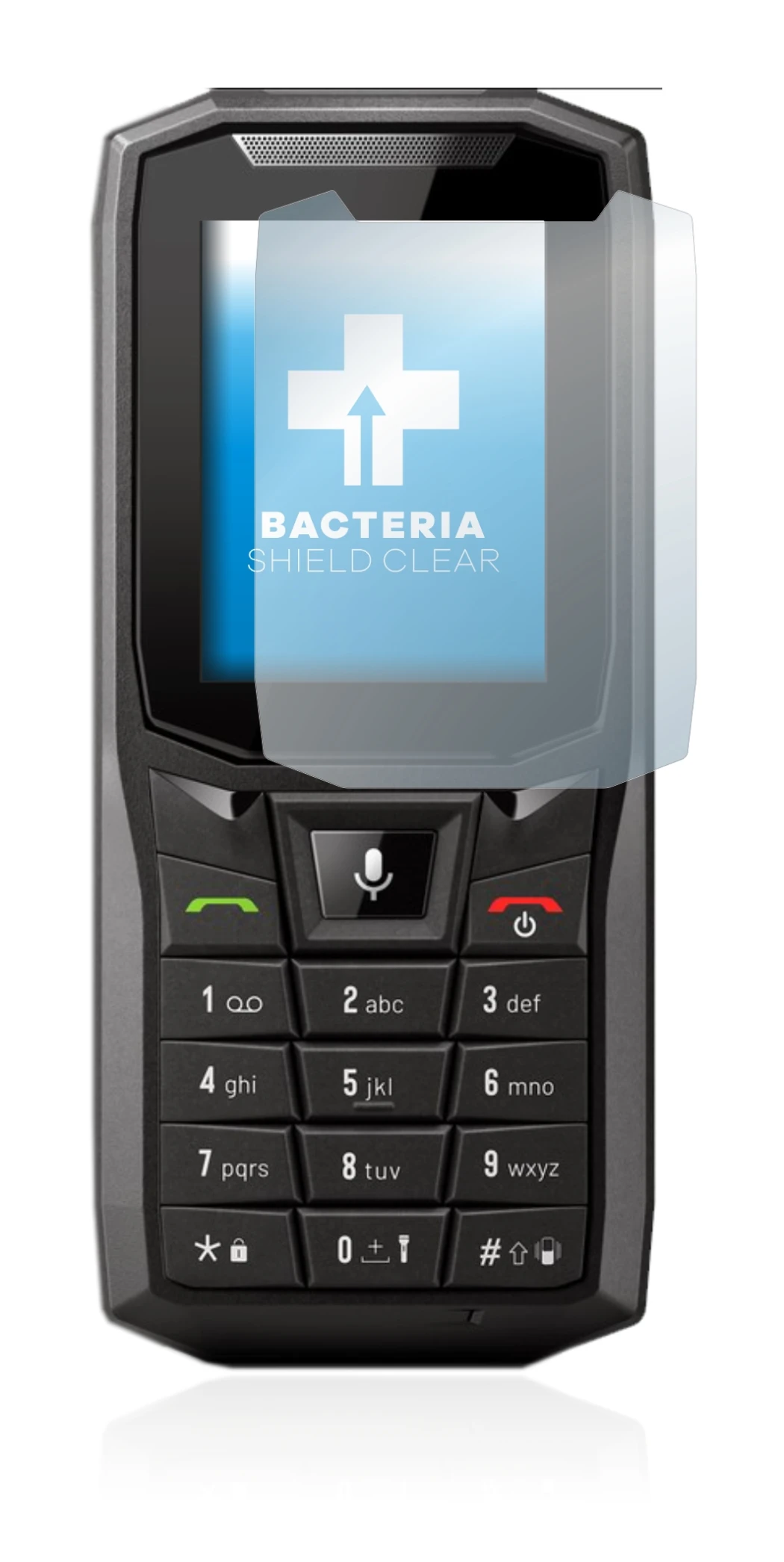 Imagen del dispositivo Crosscall Core-S4 con una amplia variedad de protectores de pantalla.