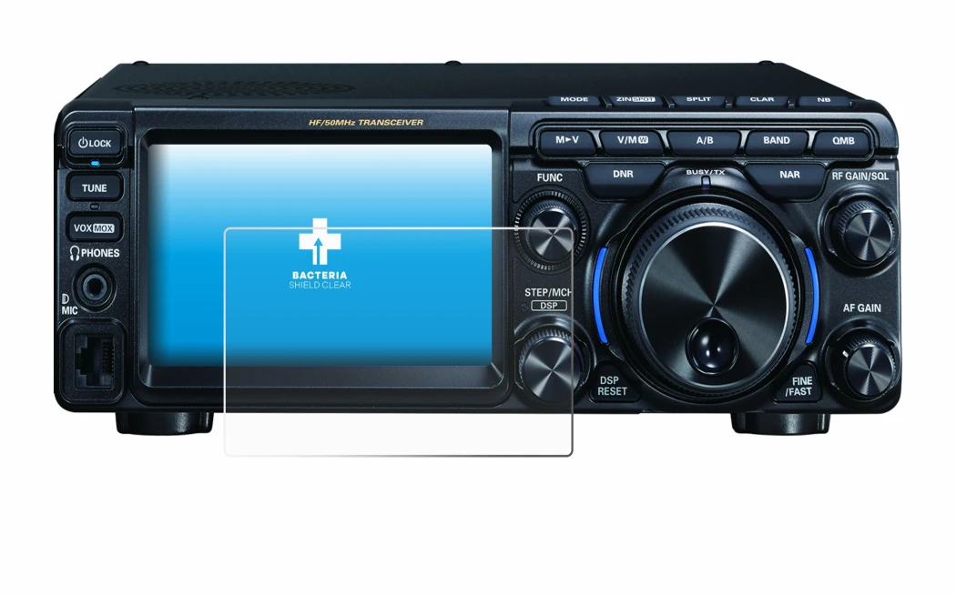 Imagen del dispositivo Yaesu FT-710 con una amplia variedad de protectores de pantalla.