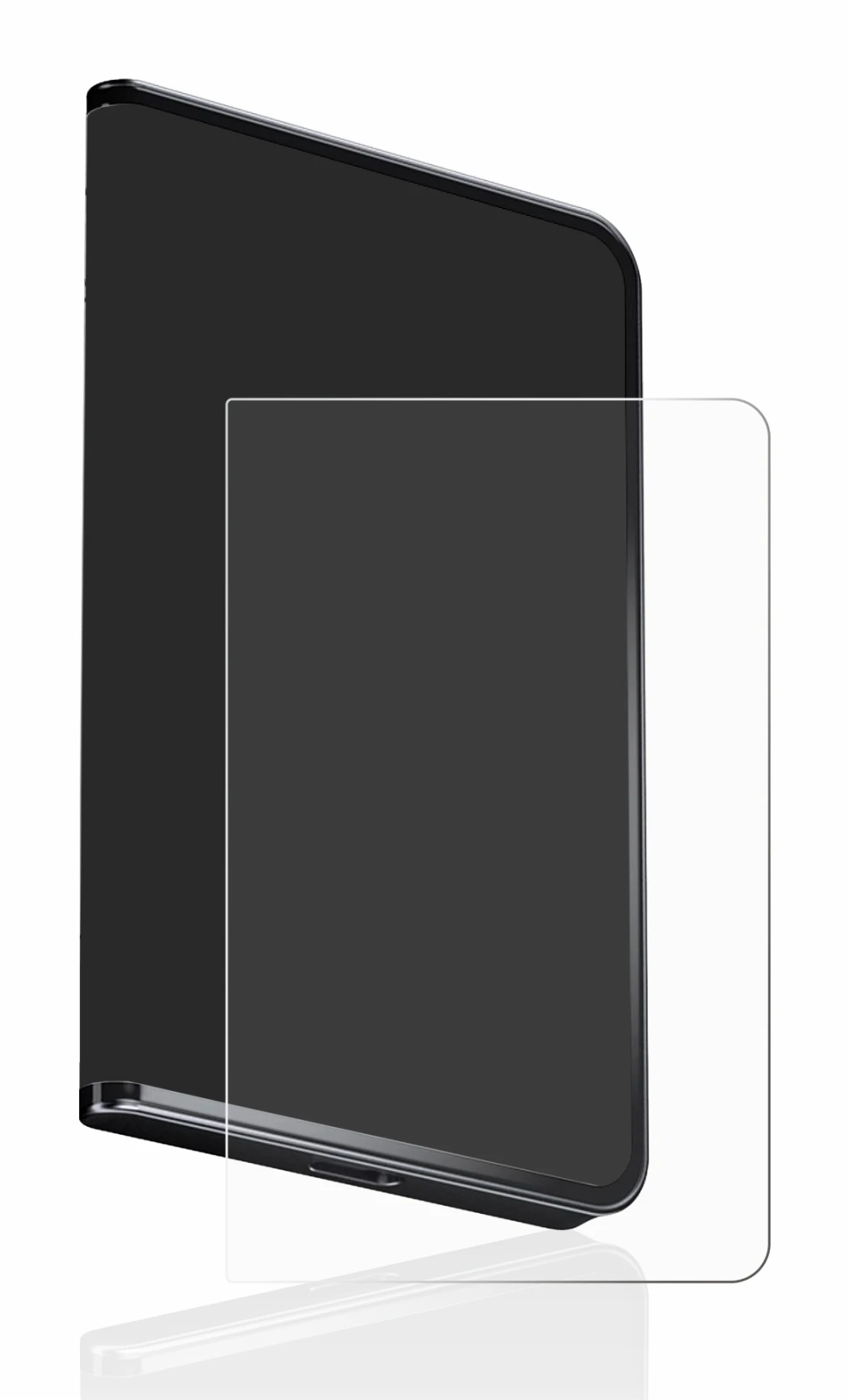 Imagen del dispositivo Ledger Stax crypto wallet con una amplia variedad de protectores de pantalla.