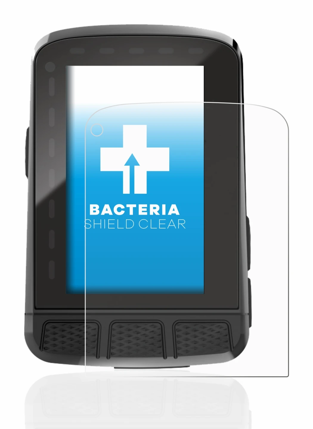 Imagen del dispositivo Wahoo Elemnt Roam 2 con una amplia variedad de protectores de pantalla.