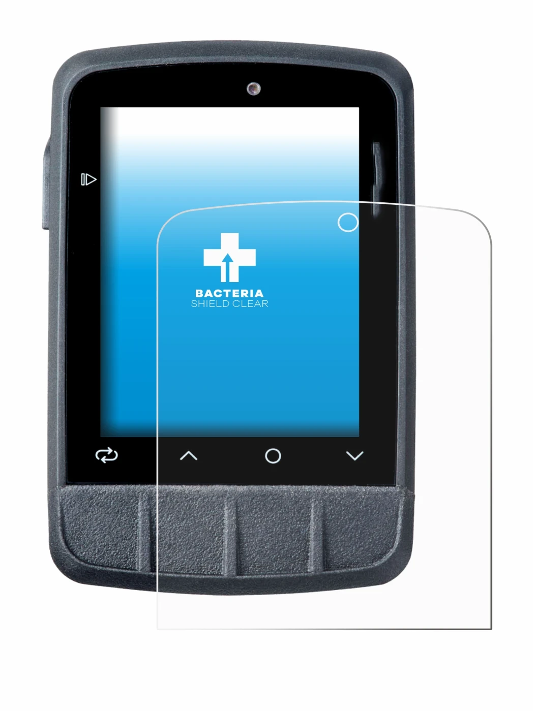 Imagen del dispositivo Giant Dash M200 con una amplia variedad de protectores de pantalla.