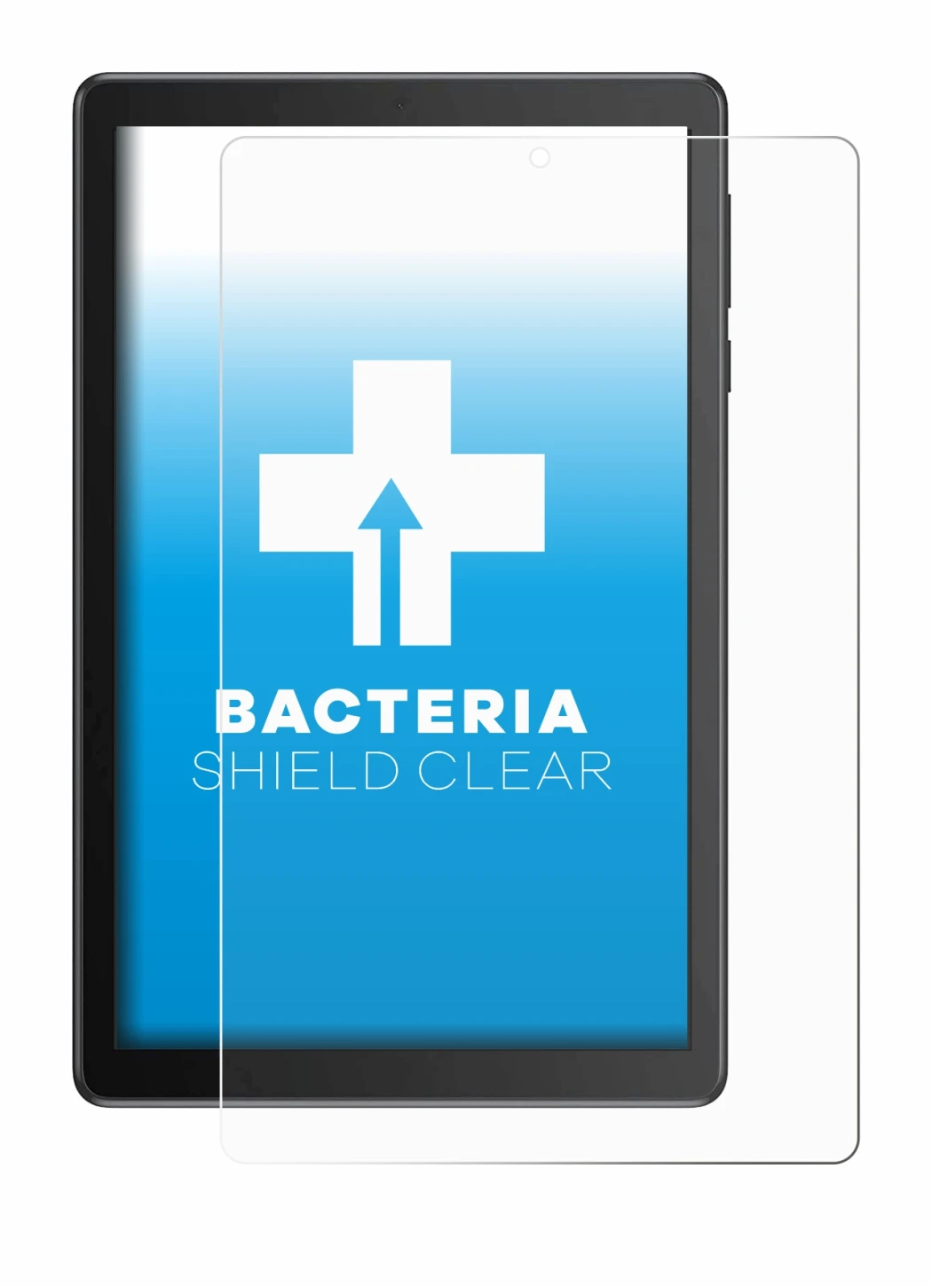 Imagen del dispositivo TCL Tab 8V con una amplia variedad de protectores de pantalla.