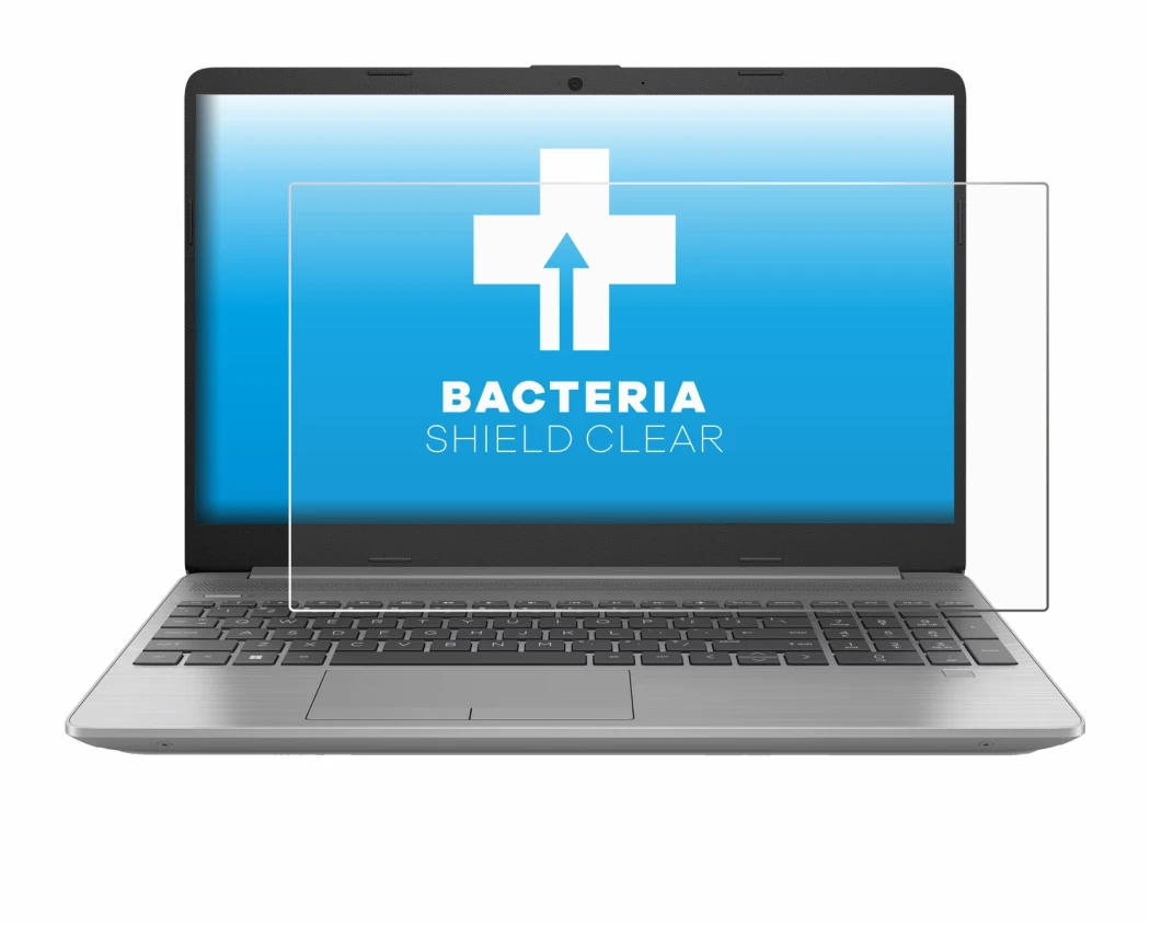 Imagen del dispositivo HP 250 G9 con una amplia variedad de protectores de pantalla.