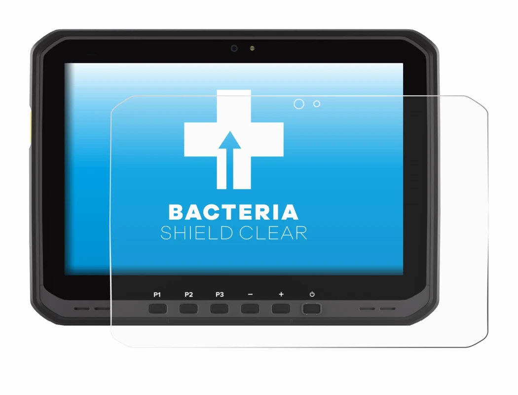 Imagen del dispositivo Zebra ET60 con una amplia variedad de protectores de pantalla.