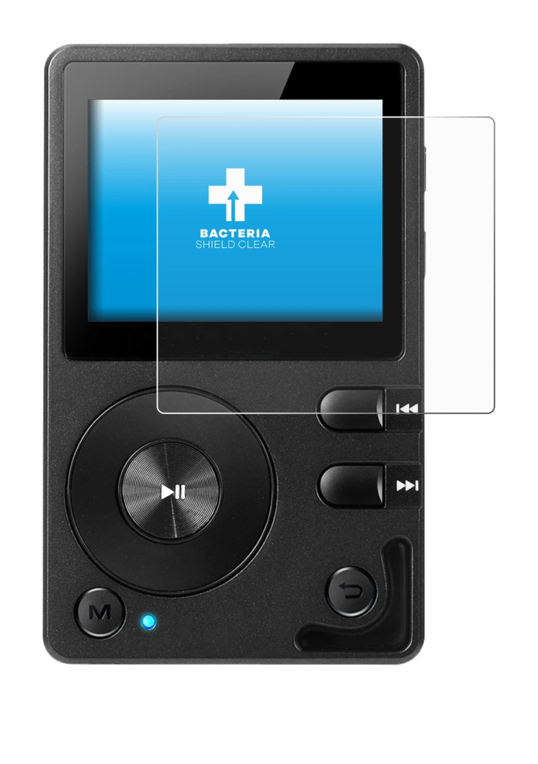 Imagen del dispositivo Hifi Walker H2 con una amplia variedad de protectores de pantalla.