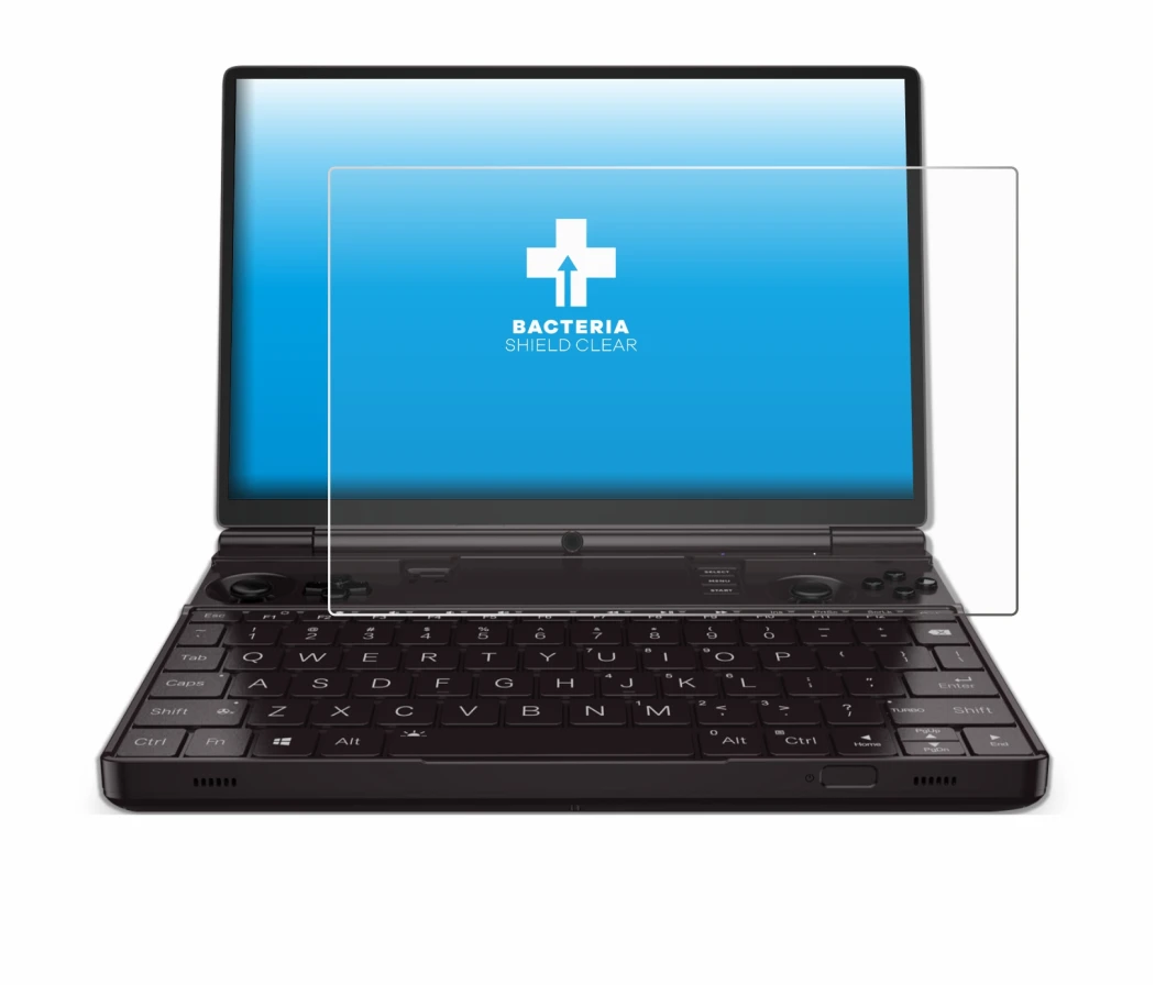 Imagen del dispositivo GPD Win Max 2 2023 con una amplia variedad de protectores de pantalla.
