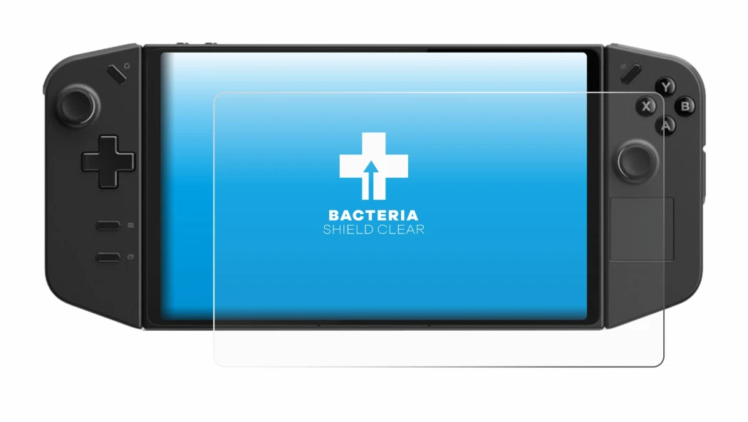 Imagen del dispositivo Lenovo Legion Go con una amplia variedad de protectores de pantalla.