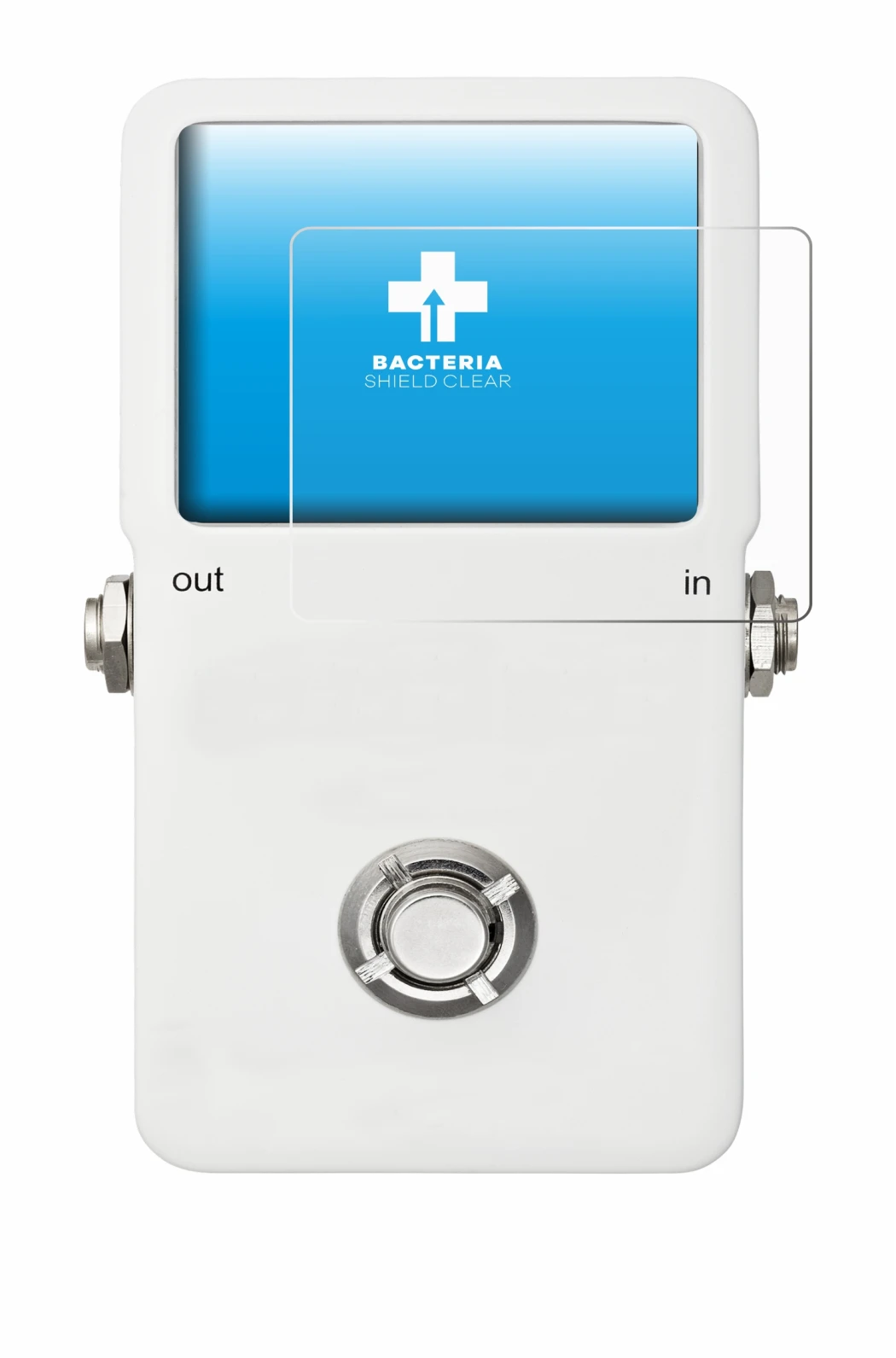 Imagen del dispositivo TC Electronic POLYTUNE con una amplia variedad de protectores de pantalla.