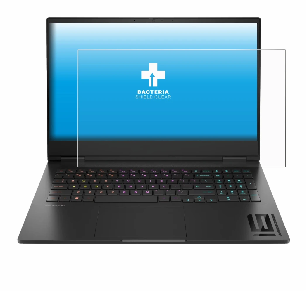 Imagen del dispositivo HP Omen 16 2024 con una amplia variedad de protectores de pantalla.