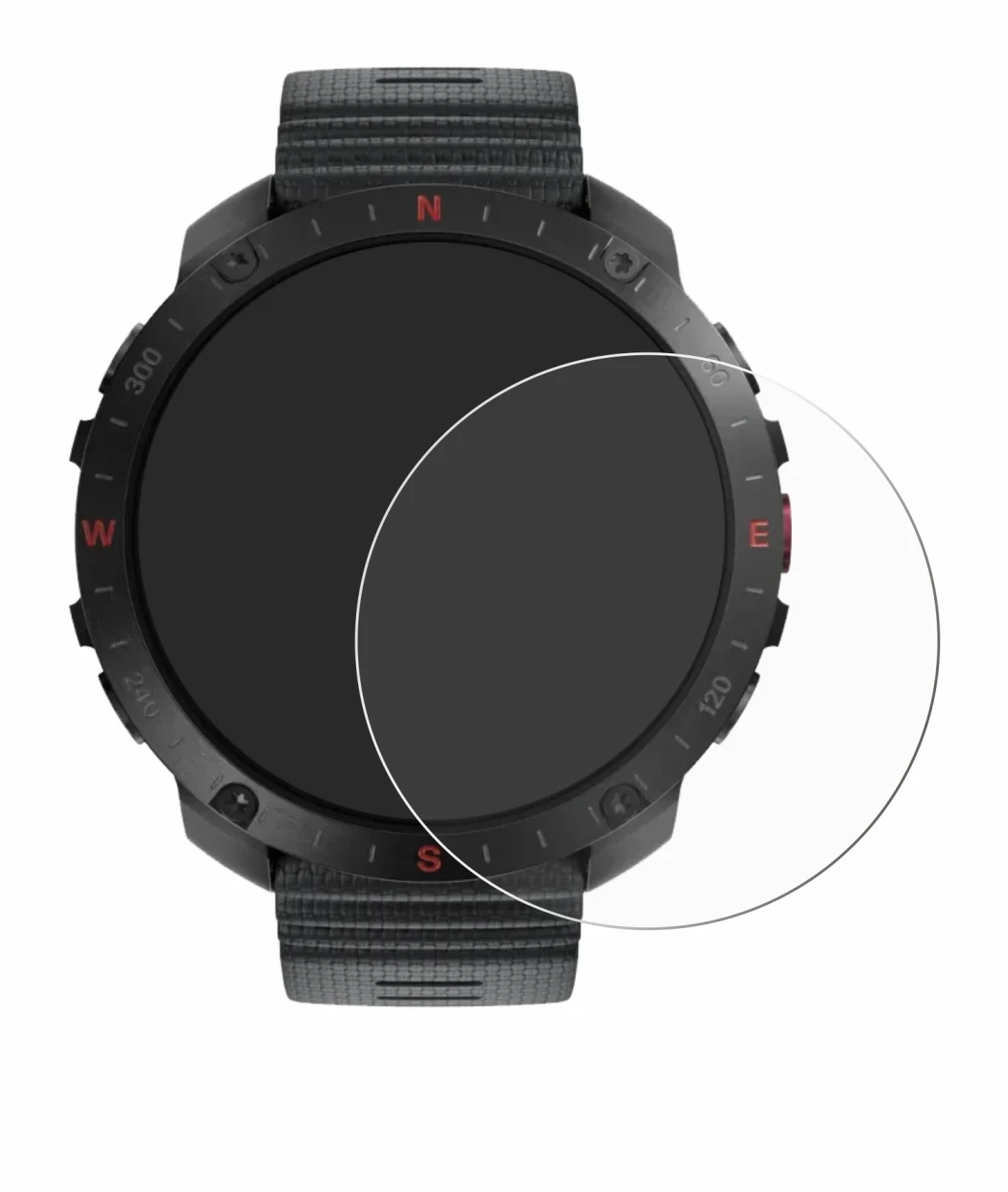 Imagen del dispositivo Polar Grit X2 Pro con una amplia variedad de protectores de pantalla.