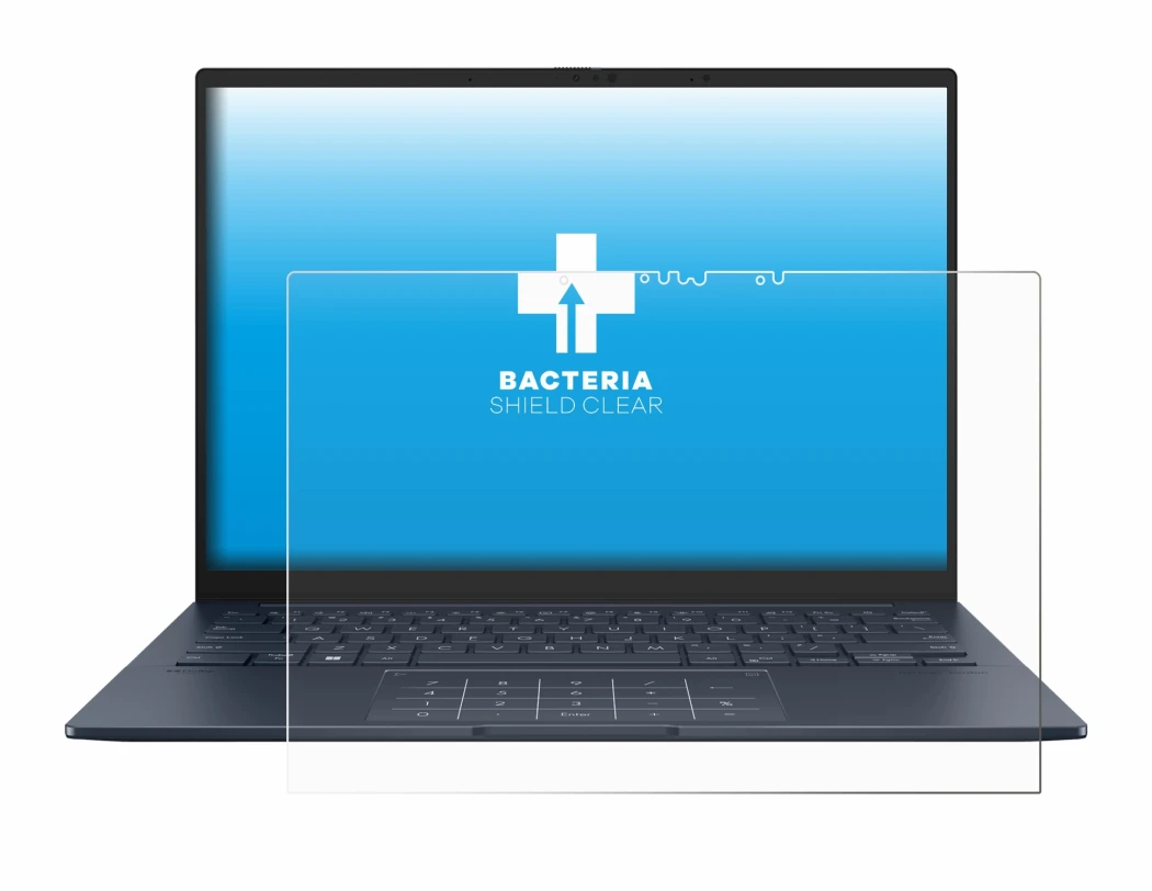 Imagen del dispositivo ASUS ZenBook 14 OLED UX3405 Touch con una amplia variedad de protectores de pantalla.