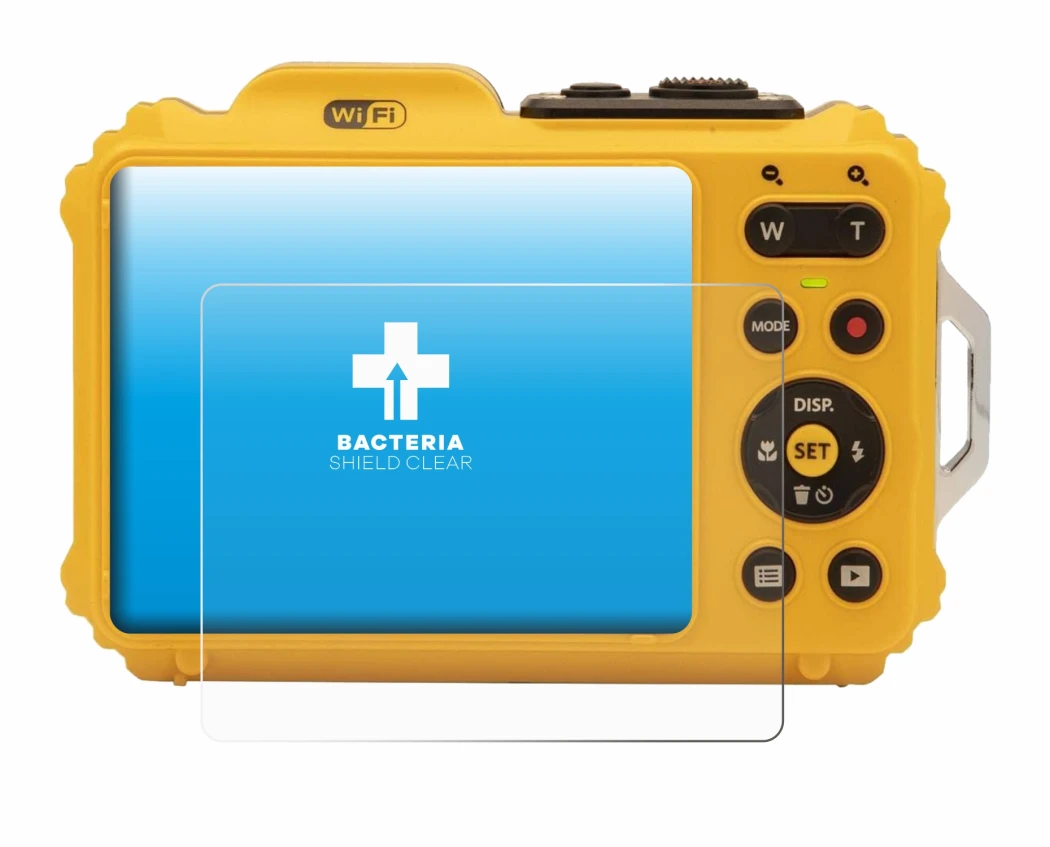 Imagen del dispositivo Kodak Pixpro WPZ2 con una amplia variedad de protectores de pantalla.