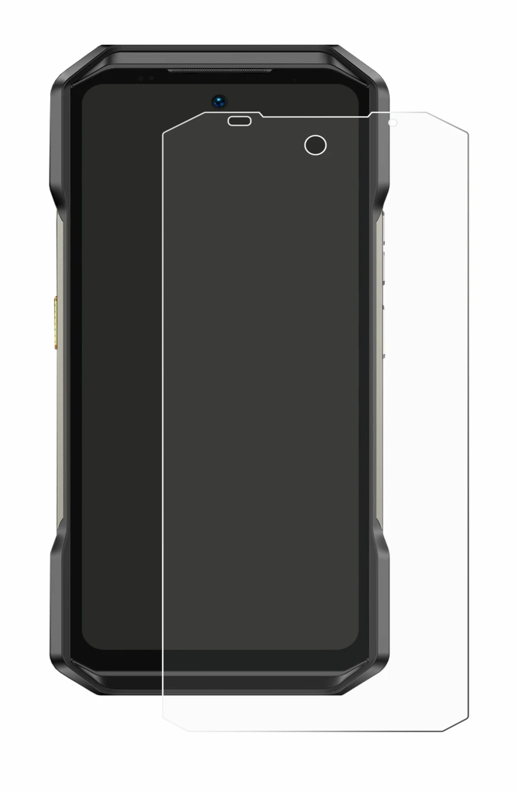 Imagen del dispositivo Ulefone Armor 27T Pro con una amplia variedad de protectores de pantalla.
